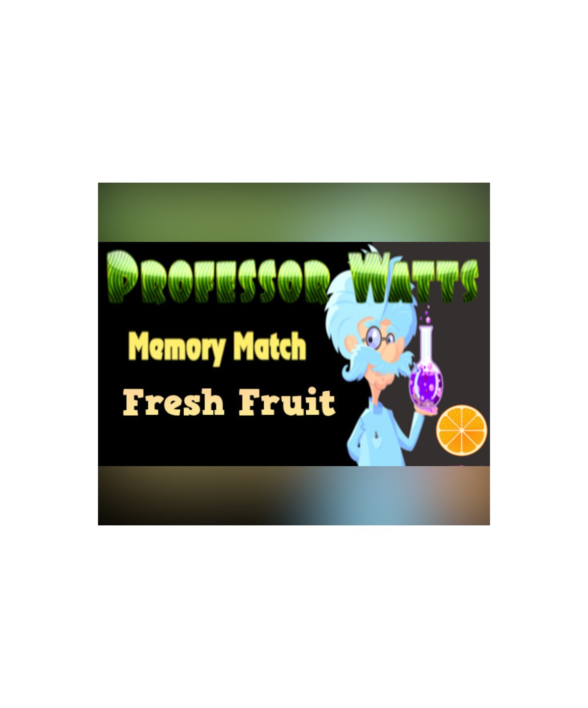 Professor Watts Memory Match Fresh Fruit Steam Key GLOBAL